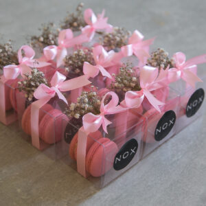 French Macarons Favors Box (2pcs)