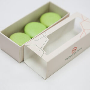 French Macarons Box 3 pieces (pistachio)